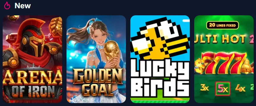 Tragamonedas nuevas en Lukkly: Arena of Iron, Golden Goal, Lucky Birds y Multi Hot 777